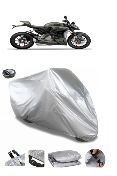 Ducati Streetfighter V2 Su  Geçirmez Motosiket Brandası Arka Çanta Uyumlu ürün görseli 1