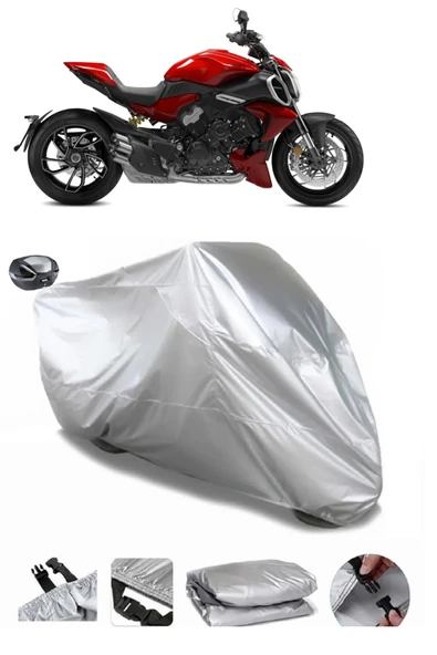 Ducati Diavel Su  Geçirmez Motosiket Brandası Arka Çanta Uyumlu ürün görseli 1