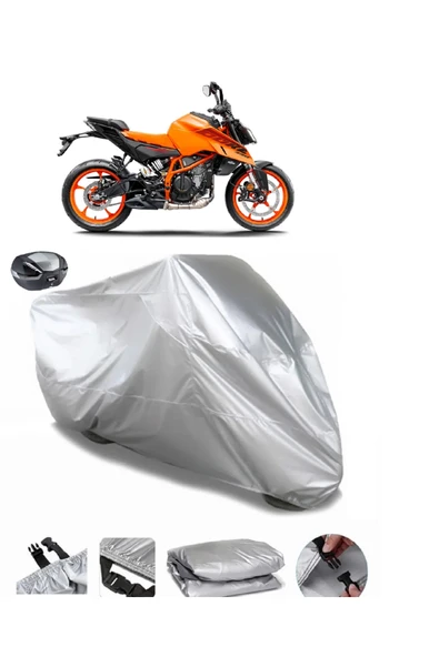 KTM 390 Duke Su  Geçirmez Motosiket Brandası Arka Çanta Uyumlu ürün görseli 1