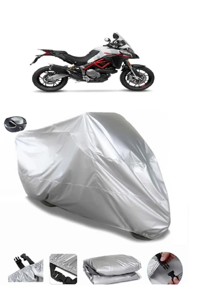 Ducati Multistrada 950 Su  Geçirmez Motosiket Brandası Arka Çanta Uyumlu ürün görseli 1