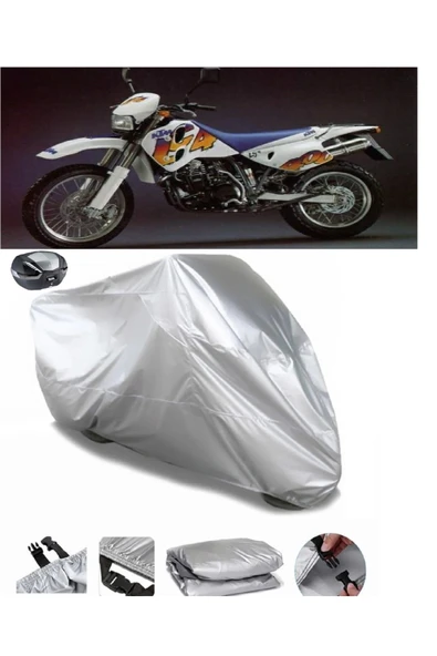 KTM 400 LC4 EGS - E Su  Geçirmez Motosiket Brandası Arka Çanta Uyumlu ürün görseli 1