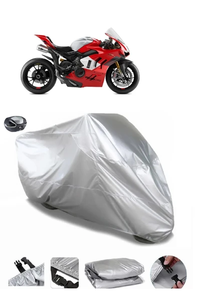 Ducati Panigale V4 Su  Geçirmez Motosiket Brandası Arka Çanta Uyumlu ürün görseli 1