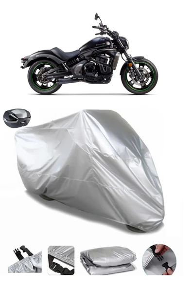 Kawasaki Vulcan S Su  Geçirmez Motosiket Brandası Arka Çanta Uyumlu ürün görseli 1
