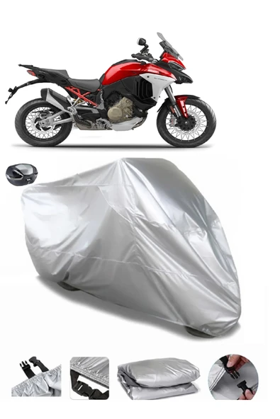 Ducati Multistrada V4 S Sport Su  Geçirmez Motosiket Brandası Arka Çanta Uyumlu ürün görseli 1