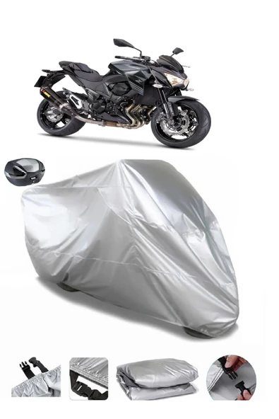 Kawasaki Z 800 Su  Geçirmez Motosiket Brandası Arka Çanta Uyumlu ürün görseli 1