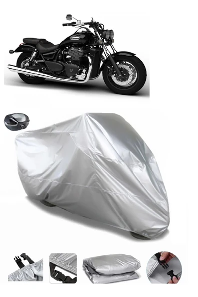Triumph Thunderbird Su  Geçirmez Motosiket Brandası Arka Çanta Uyumlu ürün görseli 1