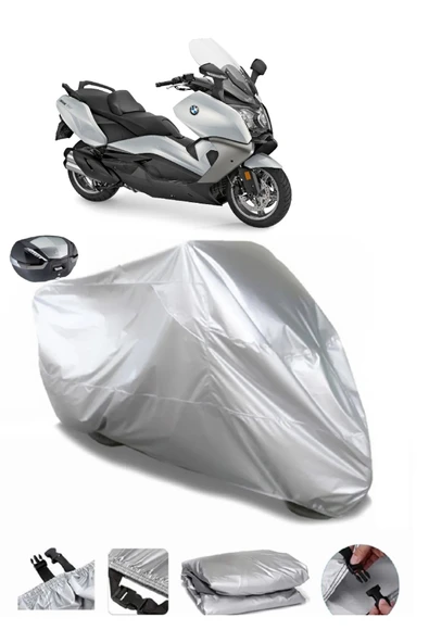 Bmw C 650 GT Su  Geçirmez Motosiket Brandası Arka Çanta Uyumlu ürün görseli 1
