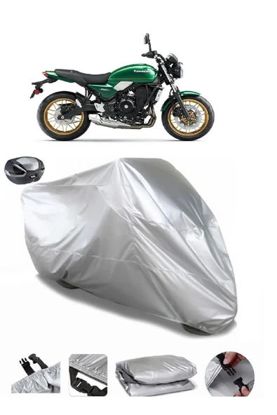 Kawasaki Z 650 RS Su  Geçirmez Motosiket Brandası Arka Çanta Uyumlu ürün görseli 1