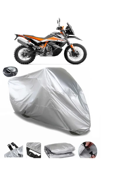KTM 790 Adventure R Su  Geçirmez Motosiket Brandası Arka Çanta Uyumlu ürün görseli 1