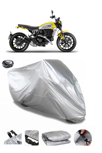 Ducati Scrambler Icon Su  Geçirmez Motosiket Brandası Arka Çanta Uyumlu ürün görseli 1