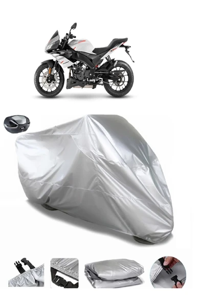 Aprilia Tuono 125 Su  Geçirmez Motosiket Brandası Arka Çanta Uyumlu ürün görseli 1