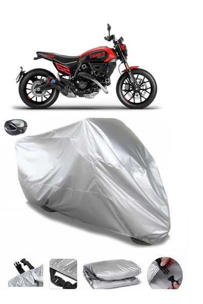 Ducati Scrambler Full Throttle Su  Geçirmez Motosiket Brandası Arka Çanta Uyumlu ürün görseli 1