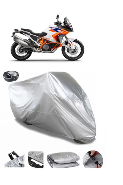 KTM 1290 Super Adventure R Su  Geçirmez Motosiket Brandası Arka Çanta Uyumlu ürün görseli 1