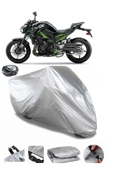 Kawasaki Z 900 Su  Geçirmez Motosiket Brandası Arka Çanta Uyumlu ürün görseli 1