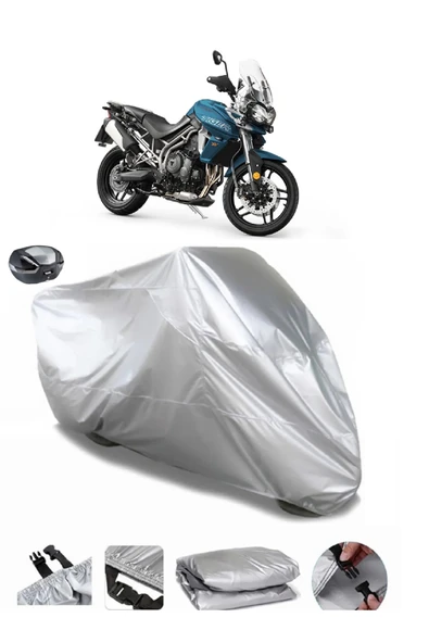 Triumph Tiger 800 XRT Su  Geçirmez Motosiket Brandası Arka Çanta Uyumlu ürün görseli 1