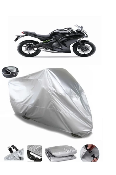 Kawasaki ER-6 F Su  Geçirmez Motosiket Brandası Arka Çanta Uyumlu ürün görseli 1