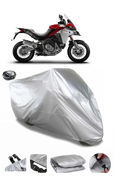 Ducati Multistrada 1260 Enduro Su  Geçirmez Motosiket Brandası Arka Çanta Uyumlu ürün görseli 1