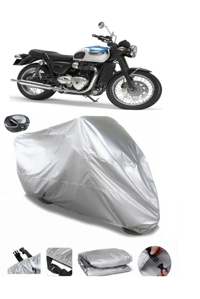 Triumph Bonneville T100 Su  Geçirmez Motosiket Brandası Arka Çanta Uyumlu ürün görseli 1