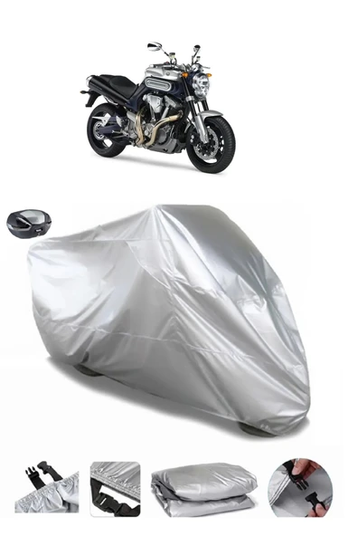 Yamaha MT-01 Su  Geçirmez Motosiket Brandası Arka Çanta Uyumlu ürün görseli 1