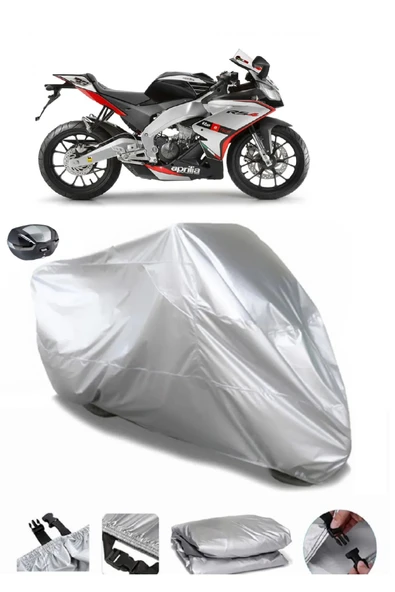 Aprilia RS 125 Su  Geçirmez Motosiket Brandası Arka Çanta Uyumlu ürün görseli 1
