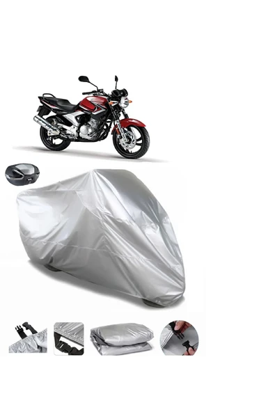 Yamaha YBR 250 Su  Geçirmez Motosiket Brandası Arka Çanta Uyumlu ürün görseli 1