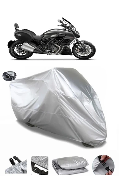 Ducati Diavel Strada Su  Geçirmez Motosiket Brandası Arka Çanta Uyumlu ürün görseli 1