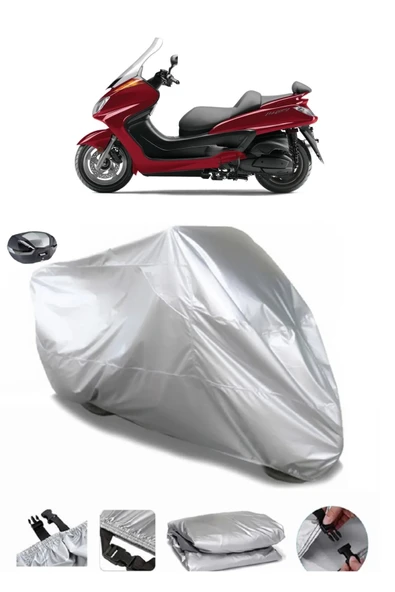 Yamaha Majesty 125 Su  Geçirmez Motosiket Brandası Arka Çanta Uyumlu ürün görseli 1