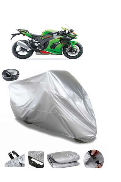 Kawasaki Ninja ZX-10R Su  Geçirmez Motosiket Brandası Arka Çanta Uyumlu ürün görseli 1