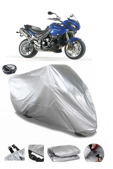 Triumph Tiger 1050 Su  Geçirmez Motosiket Brandası Arka Çanta Uyumlu ürün görseli 1