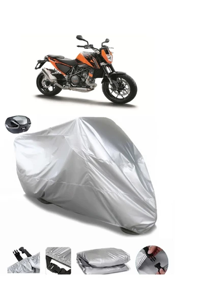 KTM 690 Duke Su  Geçirmez Motosiket Brandası Arka Çanta Uyumlu ürün görseli 1