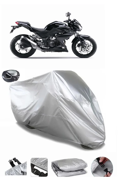 Kawasaki Z 300 Su  Geçirmez Motosiket Brandası Arka Çanta Uyumlu ürün görseli 1