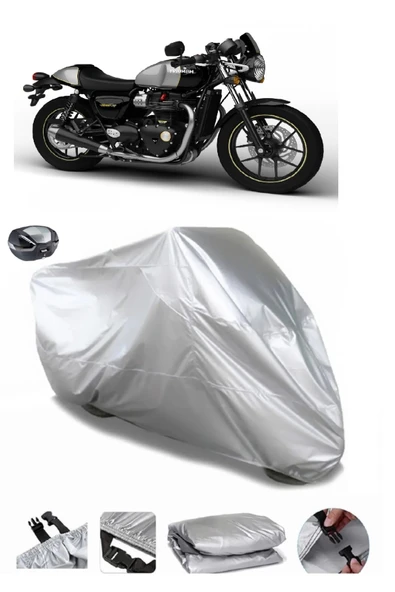 Triumph Street Cup Su  Geçirmez Motosiket Brandası Arka Çanta Uyumlu ürün görseli 1