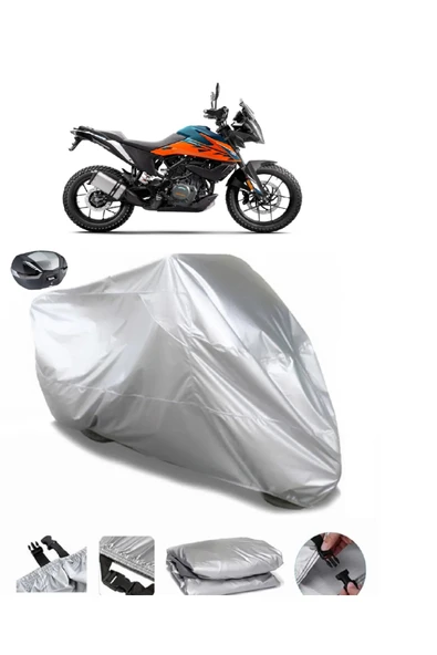 KTM 390 Adventure Su  Geçirmez Motosiket Brandası Arka Çanta Uyumlu ürün görseli 1