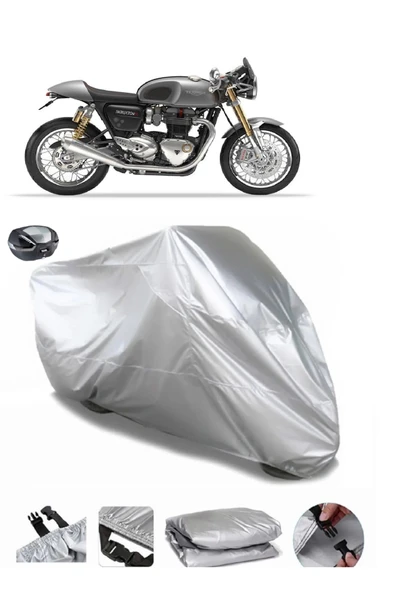 Triumph Thruxton 1200 R Su  Geçirmez Motosiket Brandası Arka Çanta Uyumlu ürün görseli 1