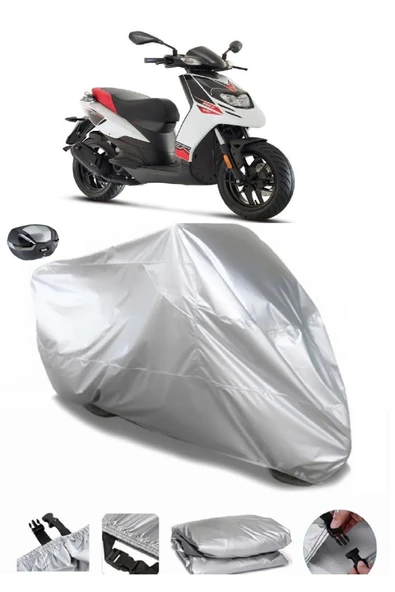 Aprilia SR 150 Su  Geçirmez Motosiket Brandası Arka Çanta Uyumlu ürün görseli 1