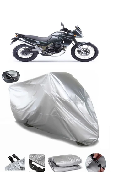 Kawasaki KLE 500 Su  Geçirmez Motosiket Brandası Arka Çanta Uyumlu ürün görseli 1