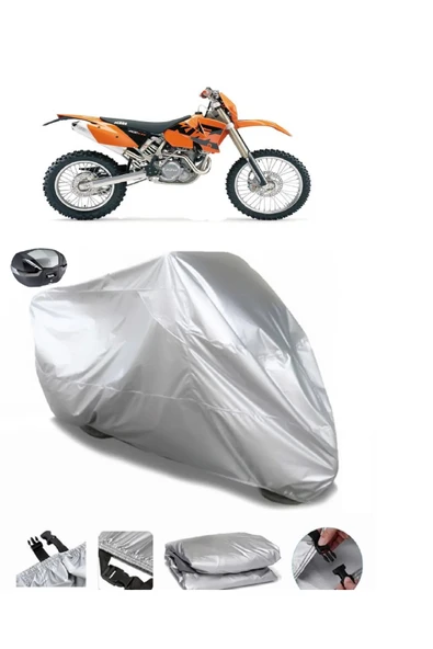 KTM 400 SXC Su  Geçirmez Motosiket Brandası Arka Çanta Uyumlu ürün görseli 1
