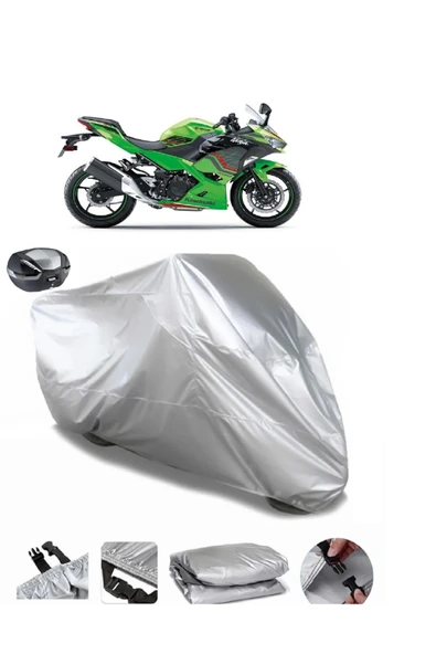Kawasaki Ninja 400 Su  Geçirmez Motosiket Brandası Arka Çanta Uyumlu ürün görseli 1