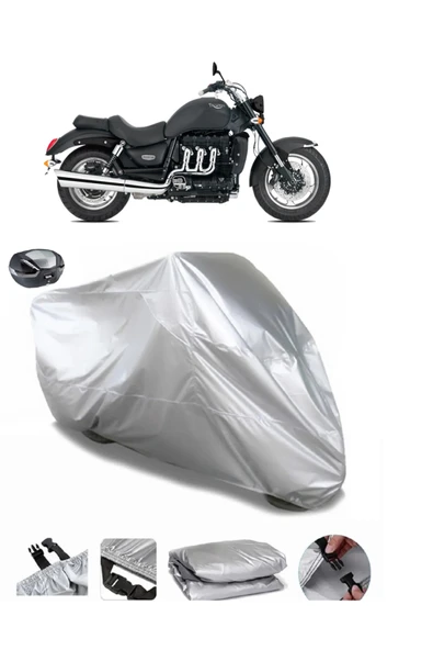 Triumph Rocket 3 Touring Su  Geçirmez Motosiket Brandası Arka Çanta Uyumlu ürün görseli 1