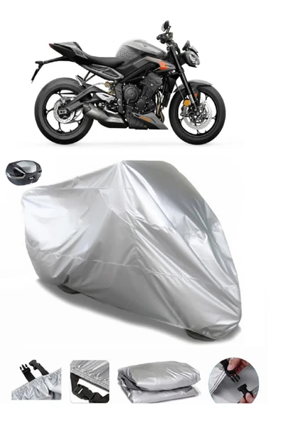 Triumph Street Triple RS Su  Geçirmez Motosiket Brandası Arka Çanta Uyumlu ürün görseli 1