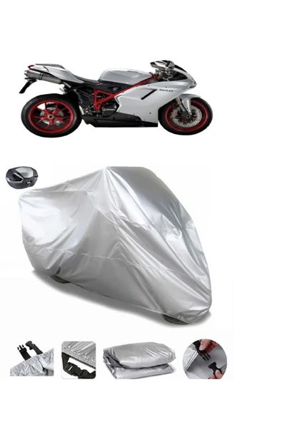 Ducati 848 Evo Su  Geçirmez Motosiket Brandası Arka Çanta Uyumlu ürün görseli 1