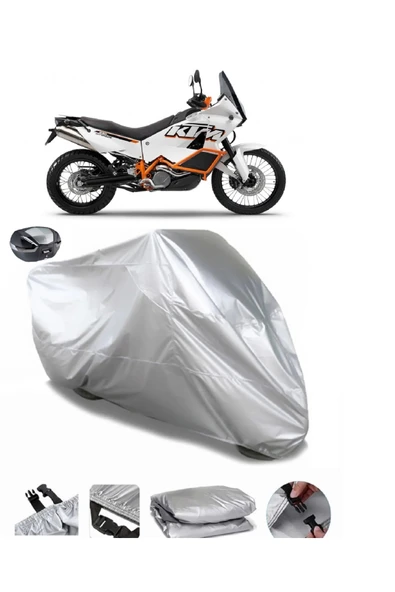 KTM 990 Adventure Su  Geçirmez Motosiket Brandası Arka Çanta Uyumlu ürün görseli 1