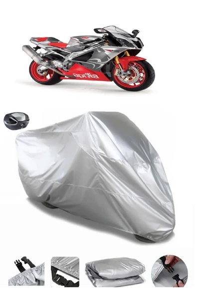 Aprilia RSV Mille Su  Geçirmez Motosiket Brandası Arka Çanta Uyumlu ürün görseli 1