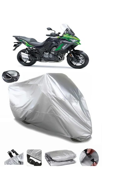 Kawasaki KLZ 1000 Versys Su  Geçirmez Motosiket Brandası Arka Çanta Uyumlu ürün görseli 1