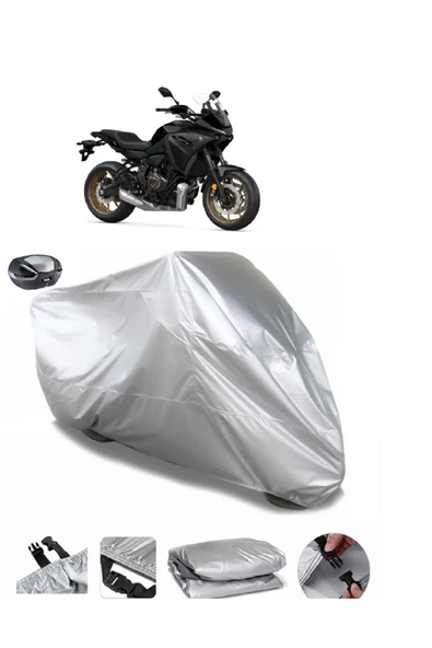 Yamaha Tracer 700 Su  Geçirmez Motosiket Brandası Arka Çanta Uyumlu ürün görseli 1