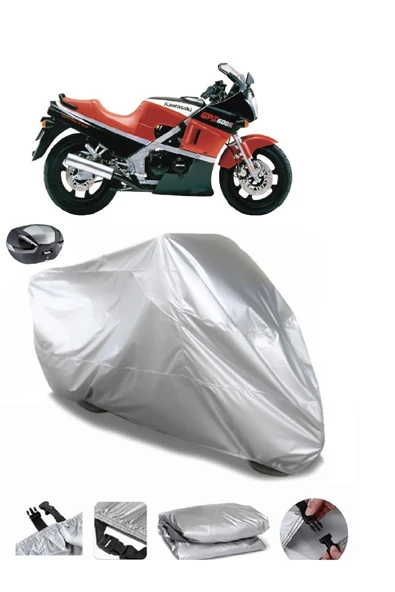 Kawasaki GPZ 600 R Su  Geçirmez Motosiket Brandası Arka Çanta Uyumlu ürün görseli 1