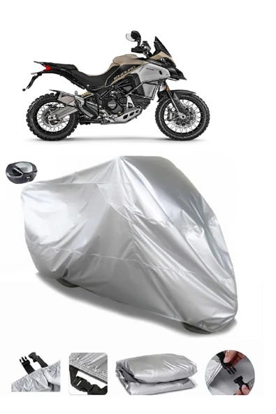 Ducati Multistrada 1200 Enduro Pro Su  Geçirmez Motosiket Brandası Arka Çanta Uyumlu ürün görseli 1