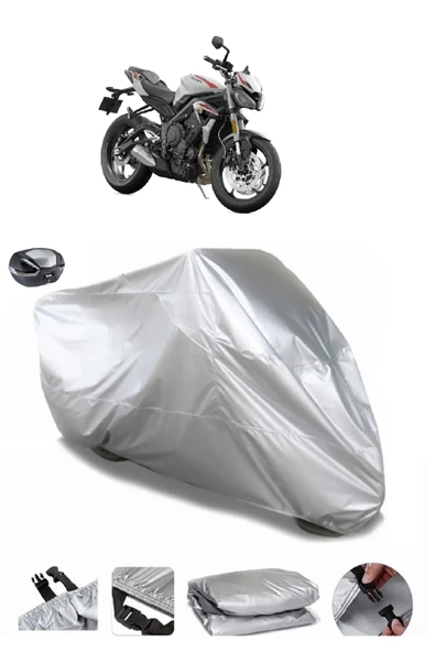Triumph Street Triple S Su  Geçirmez Motosiket Brandası Arka Çanta Uyumlu ürün görseli 1