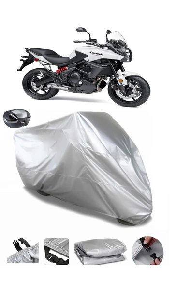 Kawasaki KLE 650 Versys Su  Geçirmez Motosiket Brandası Arka Çanta Uyumlu ürün görseli 1