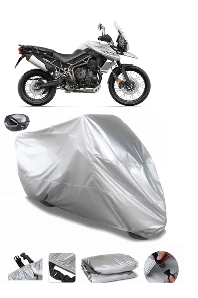 Triumph Tiger 800 XCX Su  Geçirmez Motosiket Brandası Arka Çanta Uyumlu ürün görseli 1